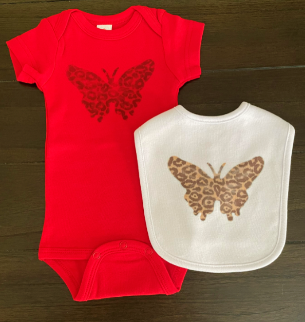 Leopard Butterfly Bodysuit