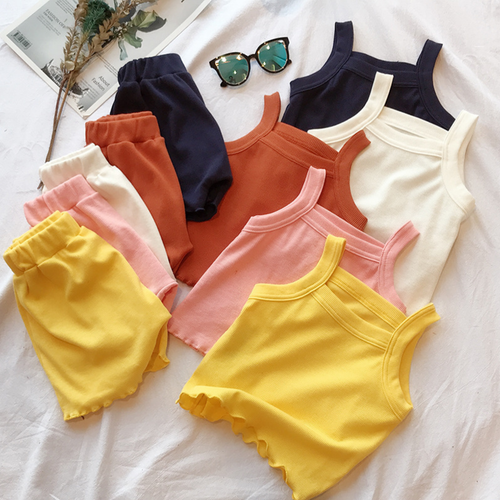 Solid Cami and Shorts Set