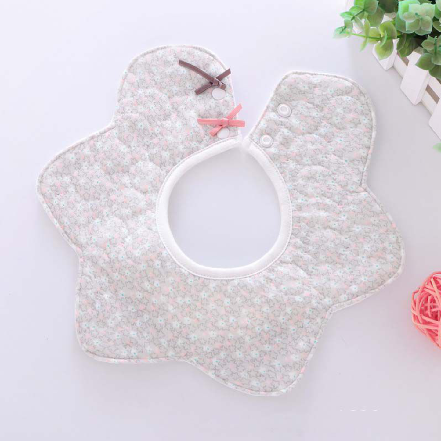 Patterned Cotton Bibs (Available in Various Designs)