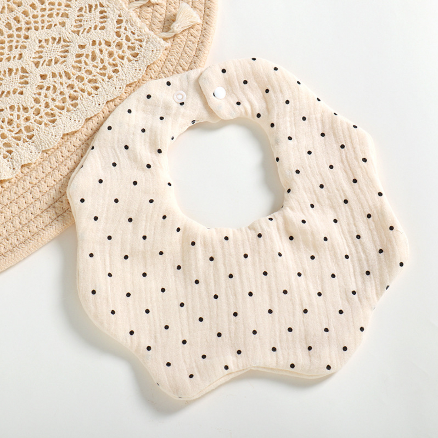 Patterned Cotton Bibs (Available in Various Designs)