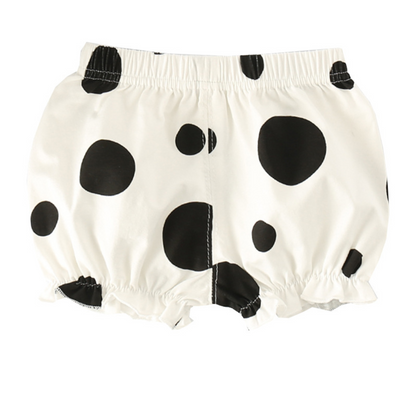 Polka Dot Bubble Shorts (Gray/Pink/Blue/Black)