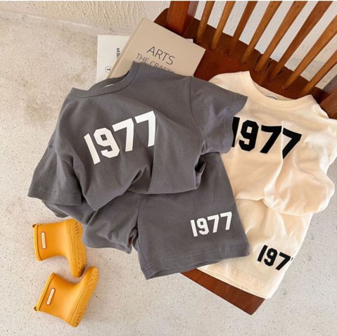 '1977' Boys Short Set