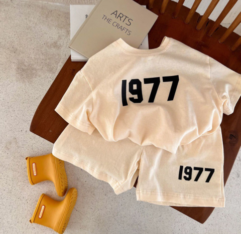 '1977' Boys Short Set