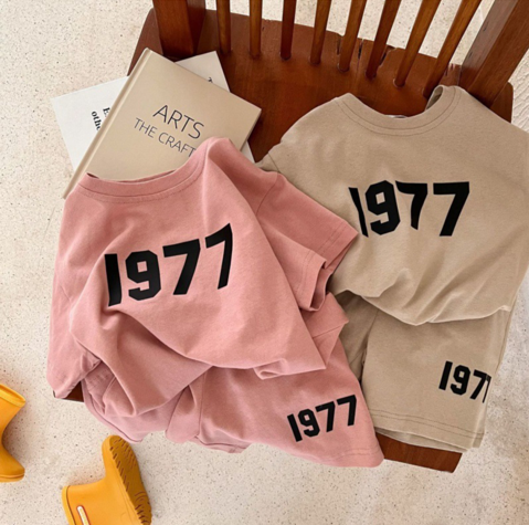 '1977' Boys Short Set